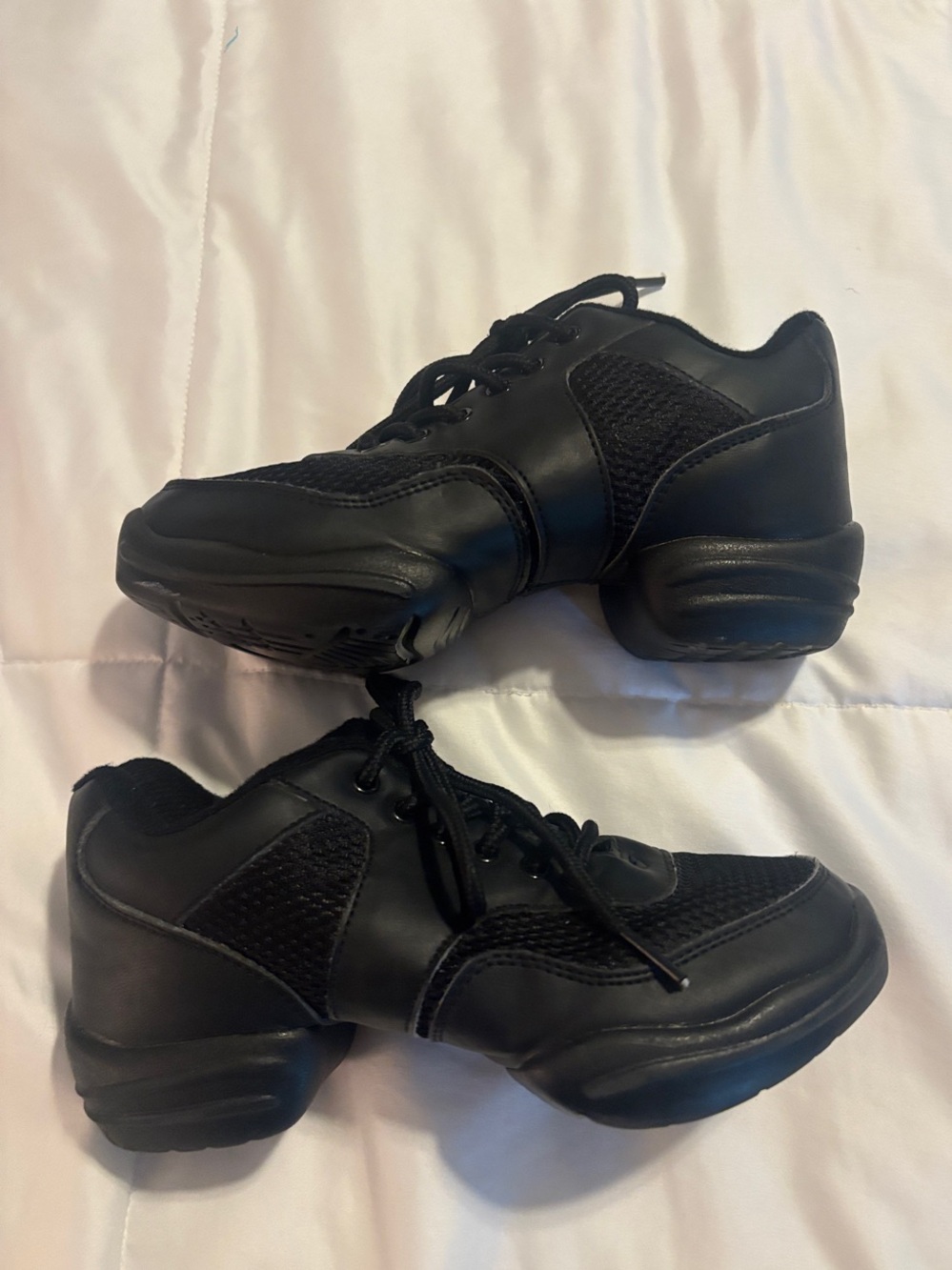 Kids Black Performance Dance Sneakers